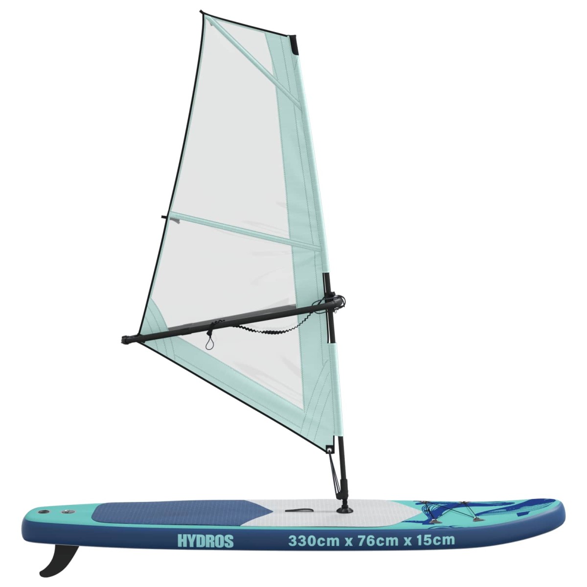 vidaXL Φουσκωτό SUP Board με Ιστιοφορία HYDROS 330 x 76 x 15 εκ για
