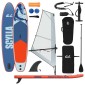 vidaXL Φουσκωτό SUP Board με Ιστιοφορία SCYLLA 330 x 76 x 15 εκ Μπλε