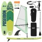 vidaXL Φουσκωτό SUP Board με Ιστιοφορία POSEIDON 330 x 76 x 15 εκ για