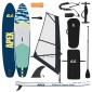 vidaXL Φουσκωτό SUP Board με Ιστιοφορία APEX 330 x 76 x 15 εκ Μπλε για