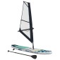 vidaXL Φουσκωτό SUP Board με Ιστιοφορία APEX 330 x 76 x 15 εκ Μπλε για