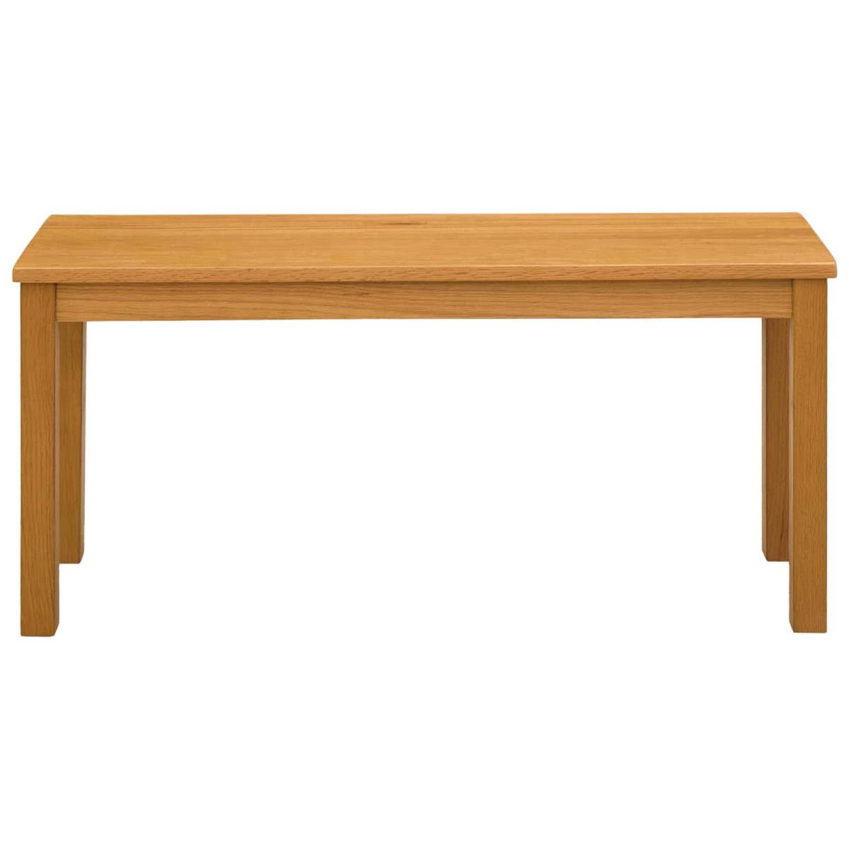 vidaXL Καθιστικό Σαλονιού 95 x 32 x 45 εκ. Στερεό Ξύλο Δρυός Φυσικό