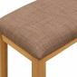 vidaXL Καθιστικό Σαλονιού 95 x 32 x 45 εκ. Στερεό Ξύλο Δρυός Γκρι