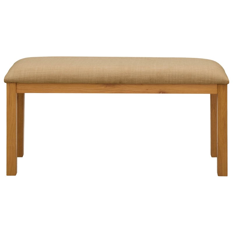 vidaXL Καθιστικό Σαλονιού 95 x 32 x 45 εκ. Στερεό Ξύλο Δρυός Μπεζ
