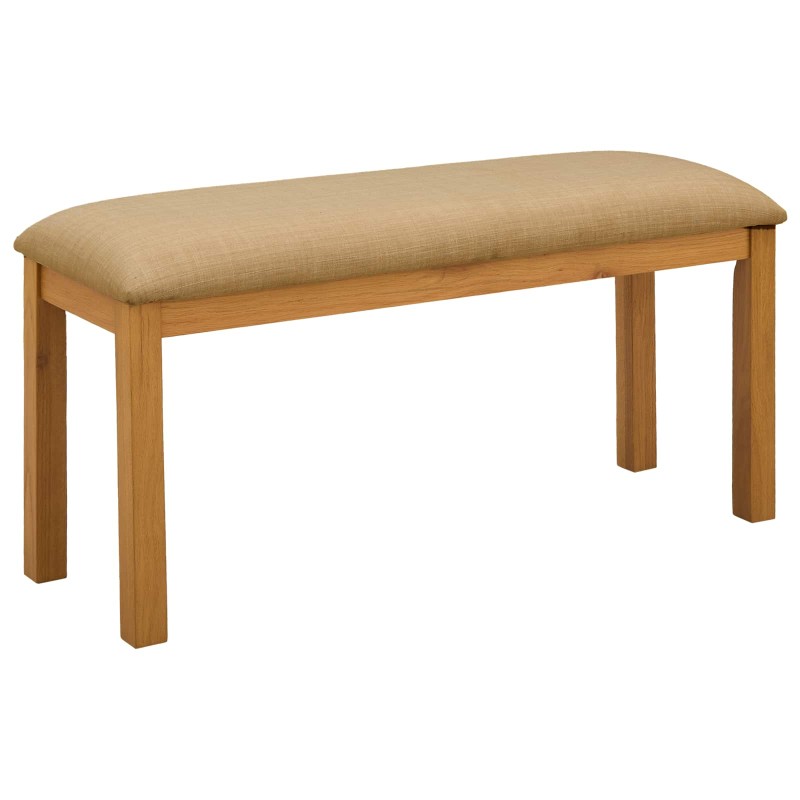 vidaXL Καθιστικό Σαλονιού 95 x 32 x 45 εκ. Στερεό Ξύλο Δρυός Μπεζ