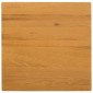vidaXL Τραπεζαρία 75 x 75 x 75,5 εκ Στερεό Ξύλο Δρυός Φυσικό τετράγωνο