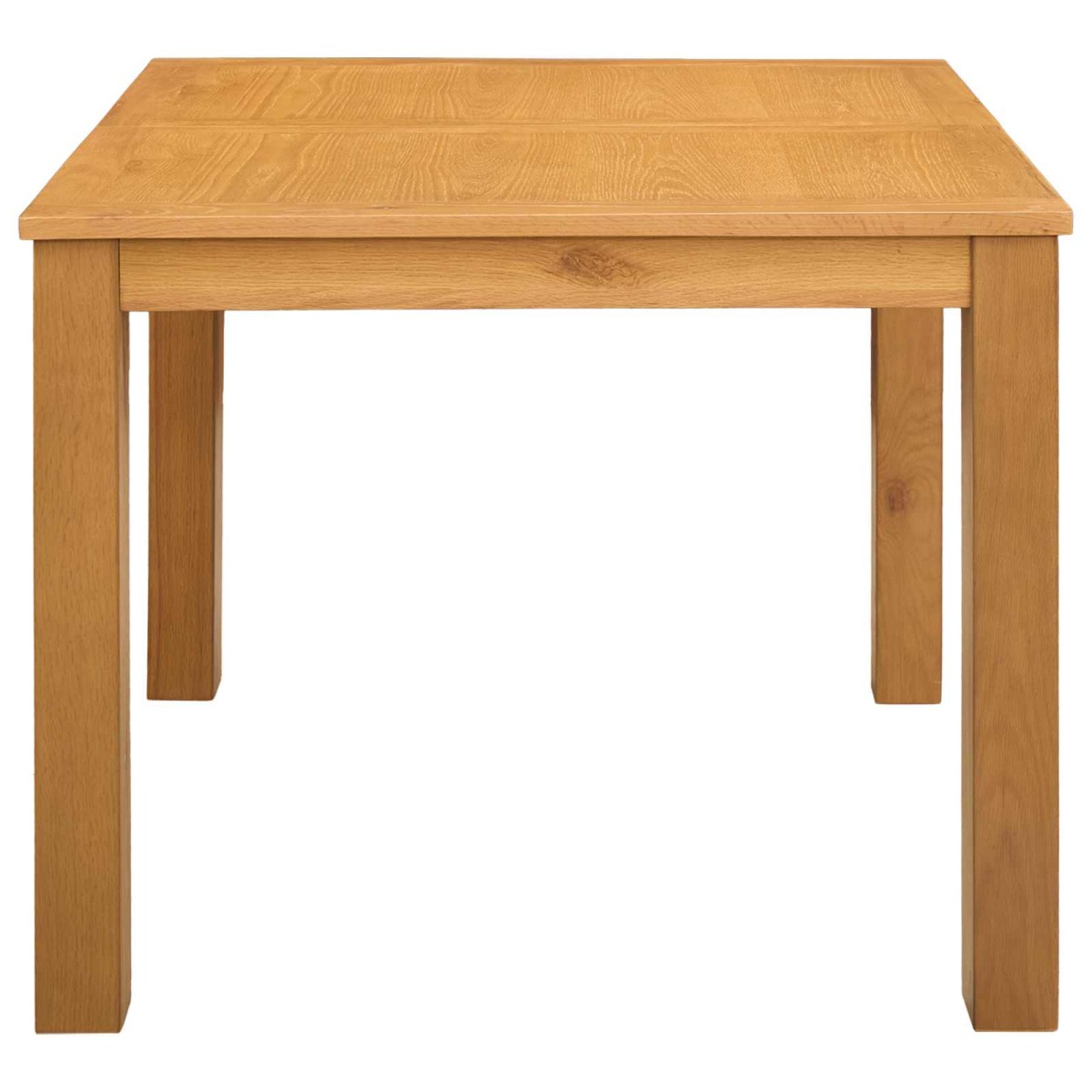 vidaXL Τραπεζαρία 90 x 90 x 75 cm Στερεό Ξύλο Δρυός Φυσικό τετράγωνο