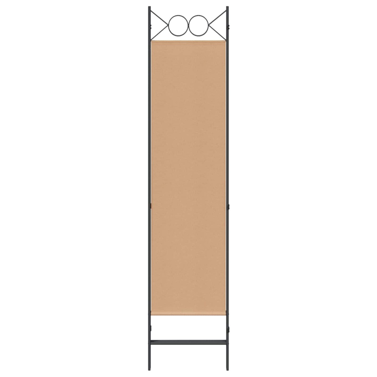 vidaXL 3-Panel Room Divider Μπεζ 120 x 180 cm Ύφασμα