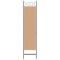 vidaXL 3-Panel Room Divider Μπεζ 120 x 180 cm Ύφασμα