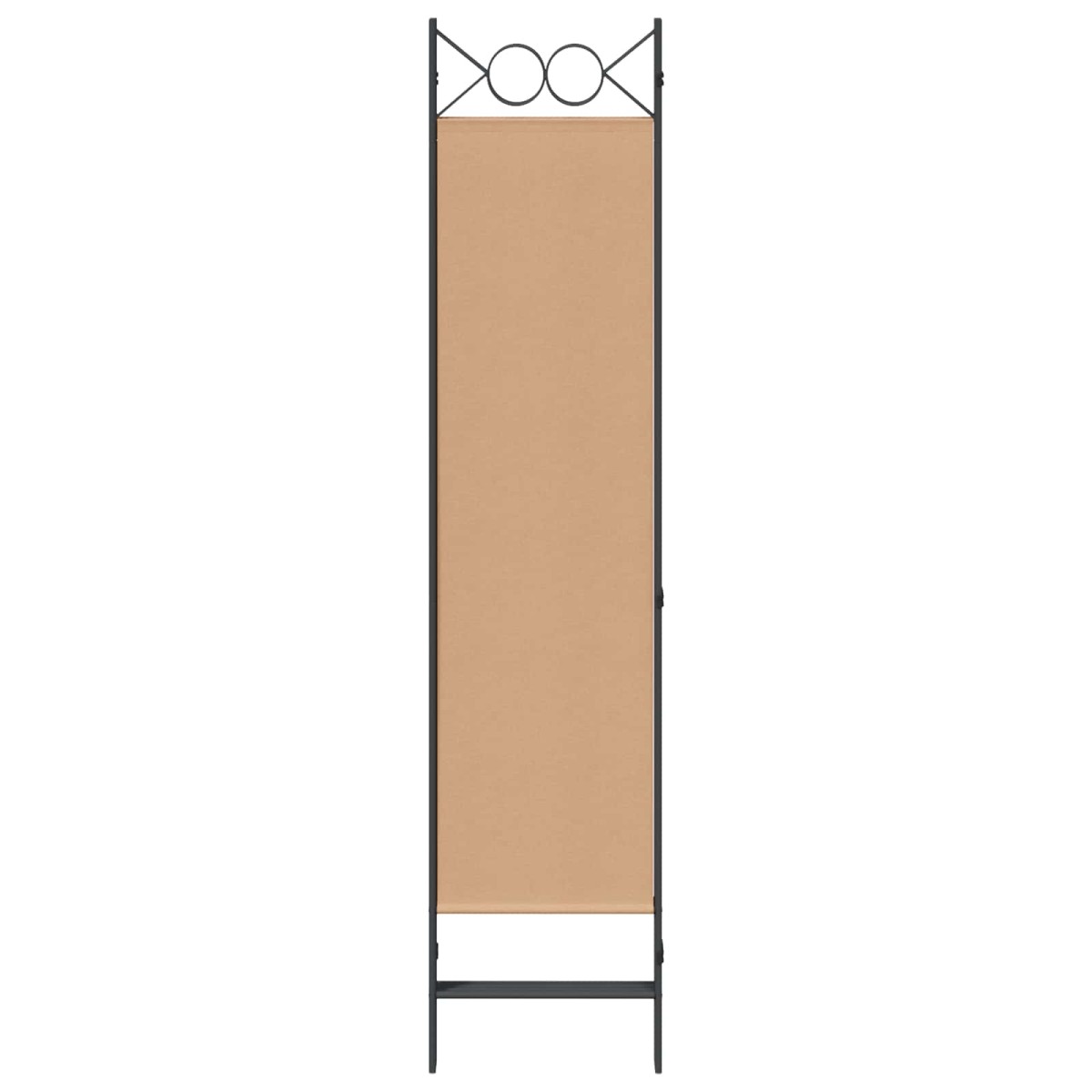 vidaXL 4-Πίνακας Διαχωριστικός Μπεζ 160 x 180 cm Ύφασμα