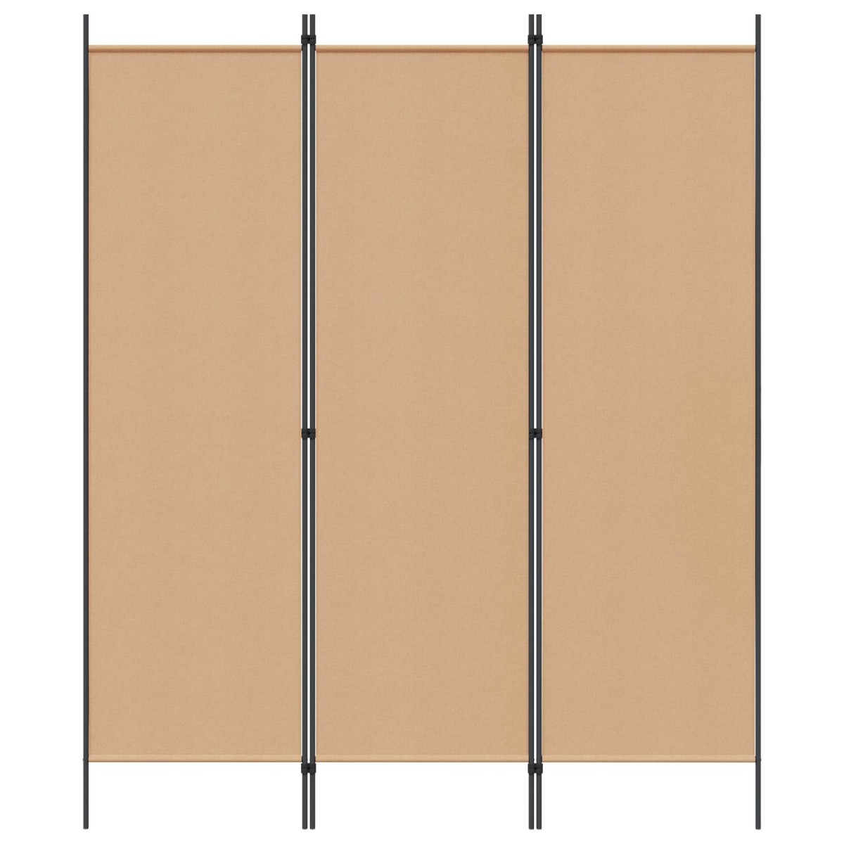 vidaXL Διαχωριστικό Δωματίου Μπεζ 150 x 180 cm Ύφασμα