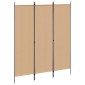 vidaXL Διαχωριστικό Δωματίου Μπεζ 150 x 180 cm Ύφασμα