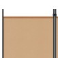 vidaXL 4-Πίνακας Διαχωριστικός Μπεζ 200 x 180 cm Ύφασμα