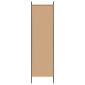 vidaXL Διαχωριστικό Δωματίου 6-Πάνελ Μπεζ 300 x 180 cm Ύφασμα