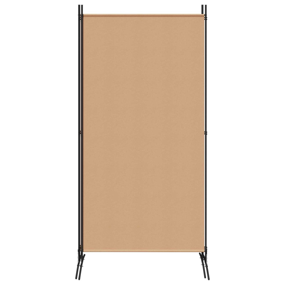 vidaXL 3-Panel Room Divider Μπεζ 260 x 180 cm Ύφασμα