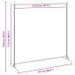 vidaXL Μονοπλάκι Διαχωριστής Δωματίου Μπεζ 175 x 180 cm Ύφασμα