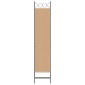 vidaXL 3-Panel Room Divider Μπεζ 120 x 200 cm Ύφασμα