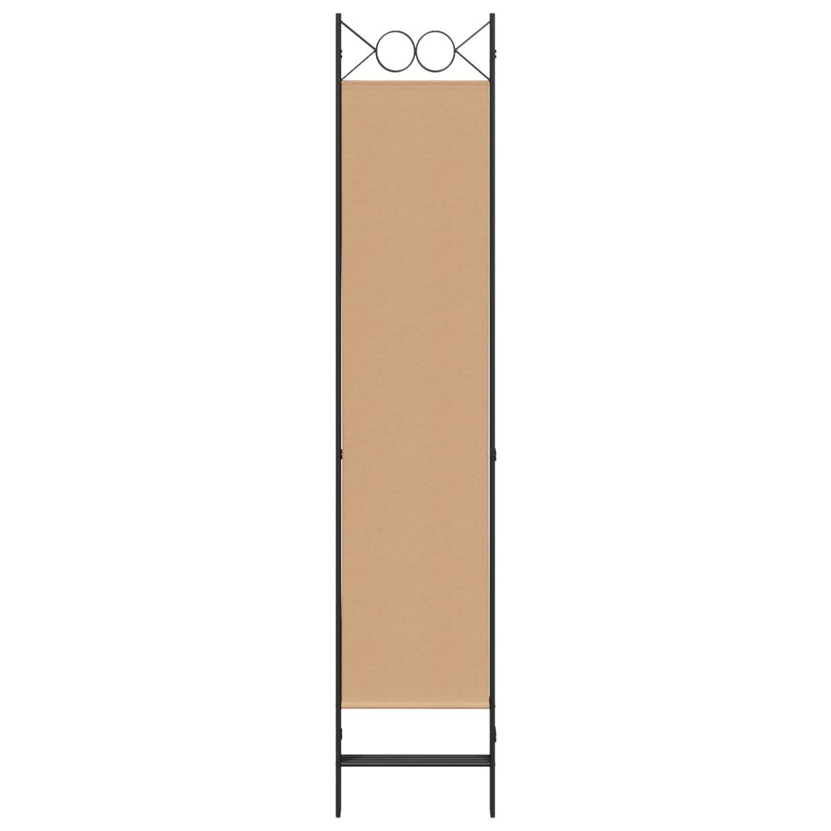 vidaXL 4-Πίνακας Διαχωριστικός Μπεζ 160 x 200 cm Ύφασμα