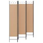 vidaXL Διαχωριστικό Δωματίου 6-Πάνελ Μπεζ 240 x 200 cm Ύφασμα