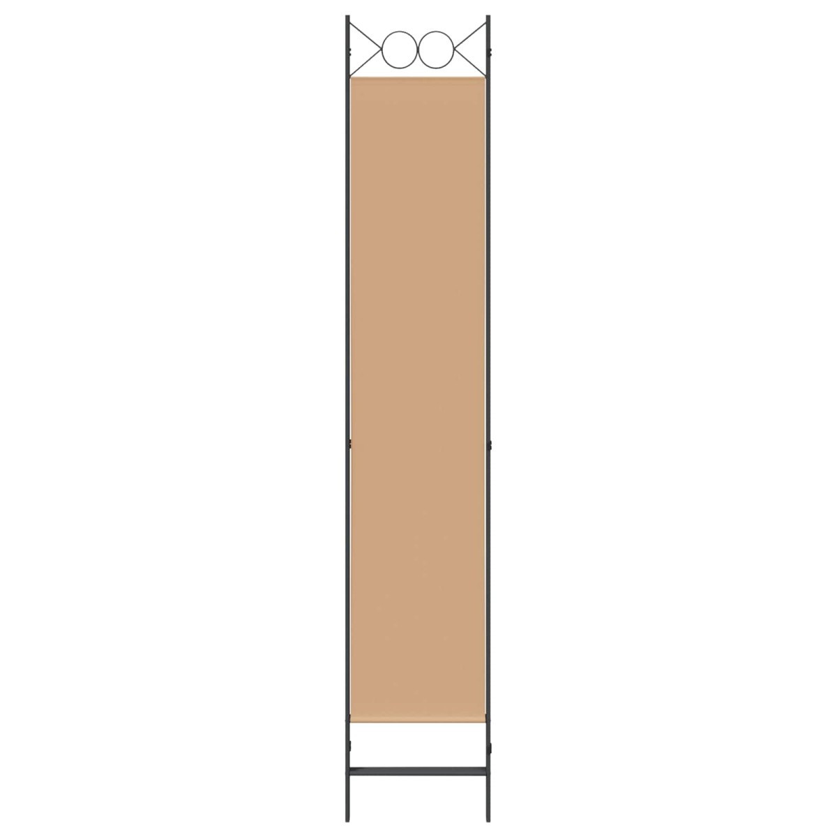vidaXL 3-Panel Room Divider Μπεζ 120 x 220 cm Ύφασμα