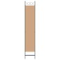 vidaXL 3-Panel Room Divider Μπεζ 120 x 220 cm Ύφασμα