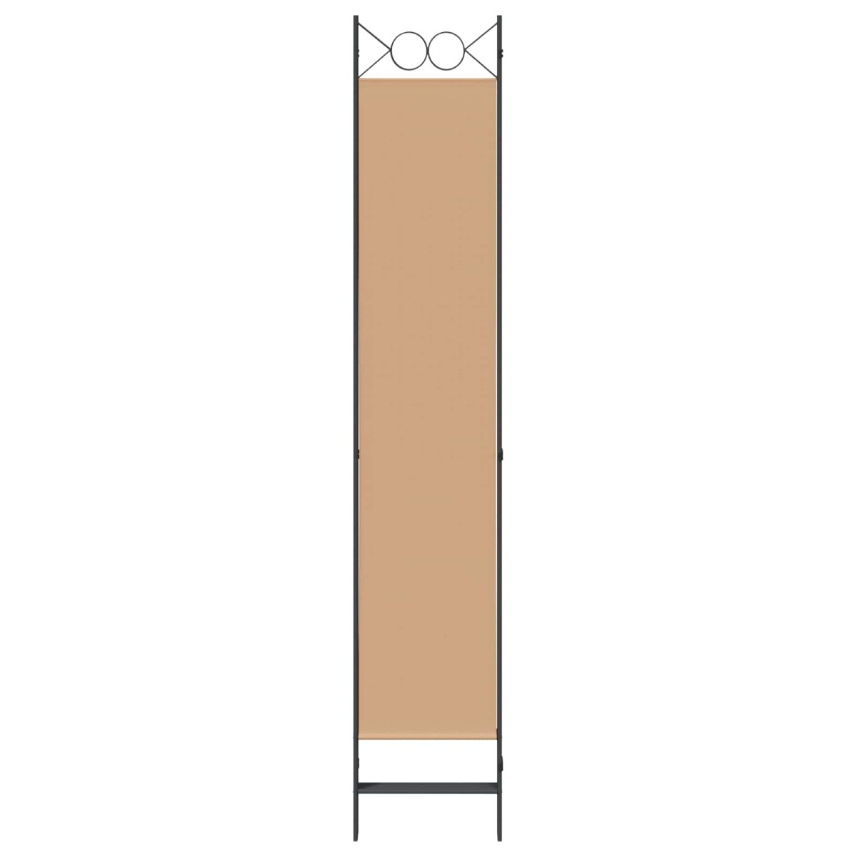 vidaXL 4-Πίνακας Διαχωριστικός Μπεζ 160 x 220 cm Ύφασμα