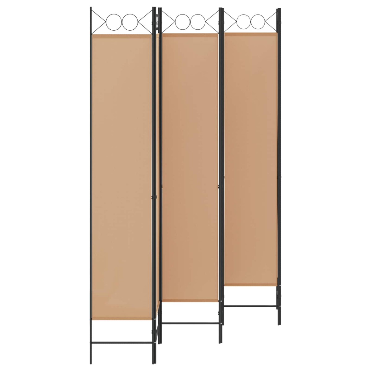 vidaXL Διαχωριστικό Δωματίου 6-Πάνελ Μπεζ 240 x 220 cm Ύφασμα