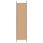 vidaXL 3-Panel Room Divider Μπεζ 150 x 200 cm Ύφασμα