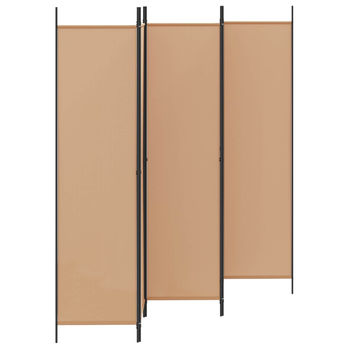vidaXL 5-Panel Διχοτόμος Μπεζ 250 x 200 cm Ύφασμα