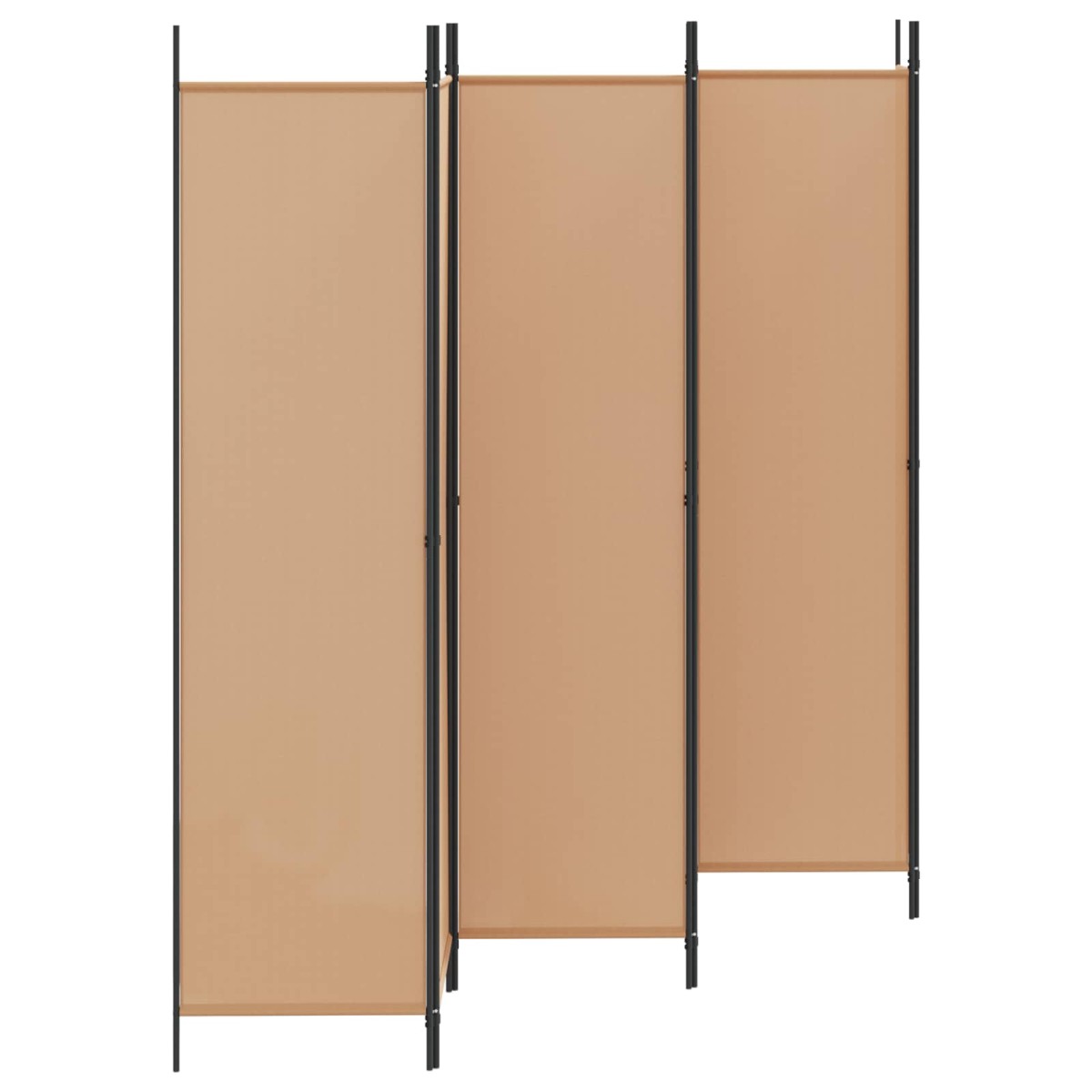 vidaXL Διαχωριστικό Δωματίου 6-Πάνελ Μπεζ 300 x 200 cm Ύφασμα
