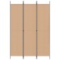 vidaXL 3-Panel Room Divider Μπεζ 150 x 220 cm Ύφασμα