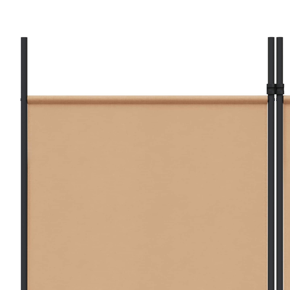 vidaXL 3-Panel Room Divider Μπεζ 150 x 220 cm Ύφασμα