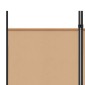 vidaXL 3-Panel Room Divider Μπεζ 150 x 220 cm Ύφασμα