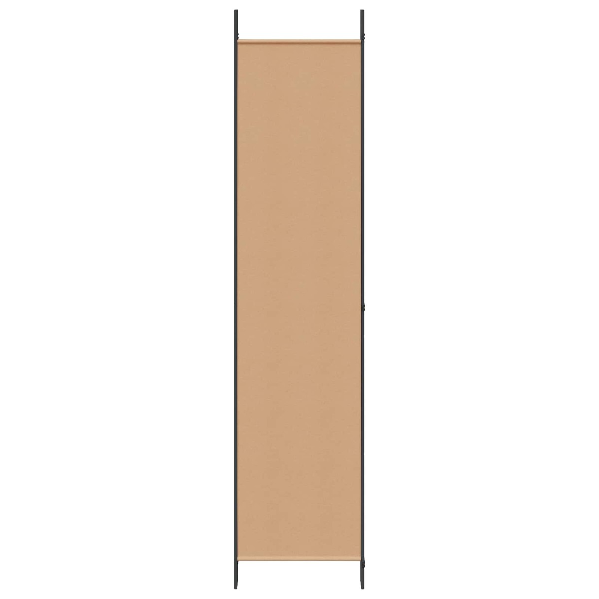 vidaXL 4-Πίνακας Διαχωριστικός Μπεζ 200 x 220 cm Ύφασμα