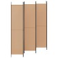 vidaXL Διαχωριστικό Δωματίου 6-Πάνελ Μπεζ 300 x 220 cm Ύφασμα