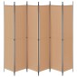 vidaXL Διαχωριστικό Δωματίου 6-Πάνελ Μπεζ 300 x 220 cm Ύφασμα