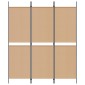 vidaXL 3-Panel Room Divider Μπεζ 150 x 180 cm Ύφασμα