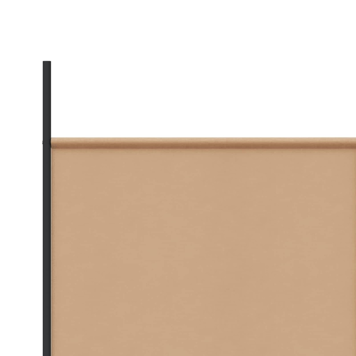 vidaXL Διαχωριστικό Δωματίου 4-Πανέλων Μπεζ 200 x 180 cm Ύφασμα