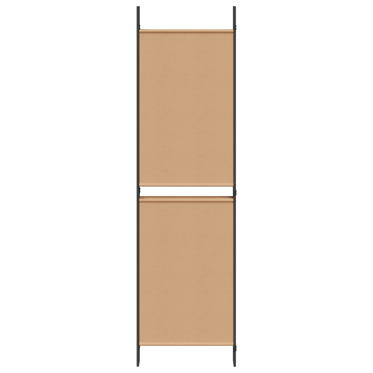 vidaXL 5-Panel Room Divider Μπεζ 250 x 180 cm Ύφασμα