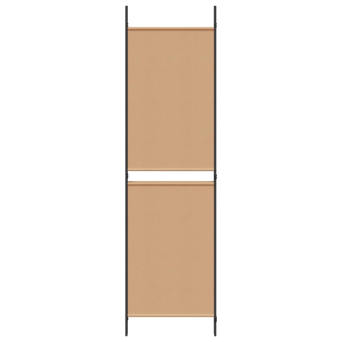 vidaXL 3-Panel Room Divider Μπεζ 150 x 200 cm Ύφασμα