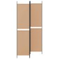 vidaXL 3-Panel Room Divider Μπεζ 150 x 220 cm Ύφασμα