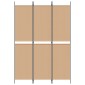 vidaXL 3-Panel Room Divider Μπεζ 150 x 220 cm Ύφασμα