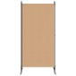 vidaXL Δίαυλος Δωματίου 2 Πάνελ Μπεζ 175 x 180 cm Ύφασμα
