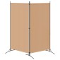 vidaXL Δίαυλος Δωματίου 2 Πάνελ Μπεζ 175 x 180 cm Ύφασμα
