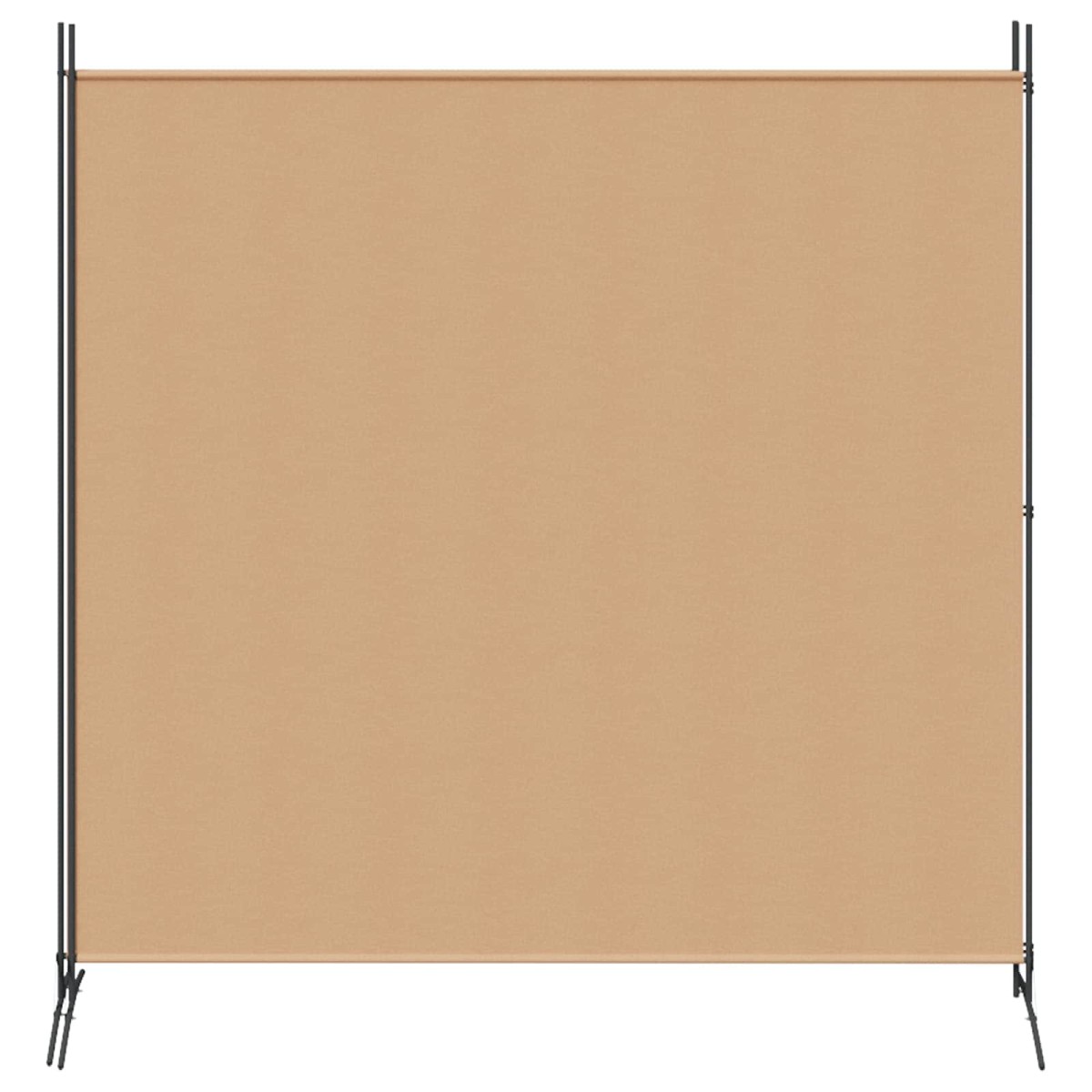 vidaXL Δίαυλος Δωματίου 2 Πάνελ Μπεζ 348 x 180 cm Ύφασμα