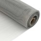 vidaXL Πλέγμα Οθόνης 100 x 500 cm 20 Mesh Ανοξείδωτο Ατσάλι 201 Ασημί