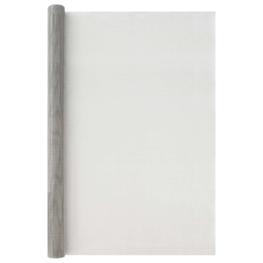 vidaXL Πλέγμα Οθόνης 120 x 500 cm 20 Mesh Ανοξείδωτο Ατσάλι 201 Ασημί