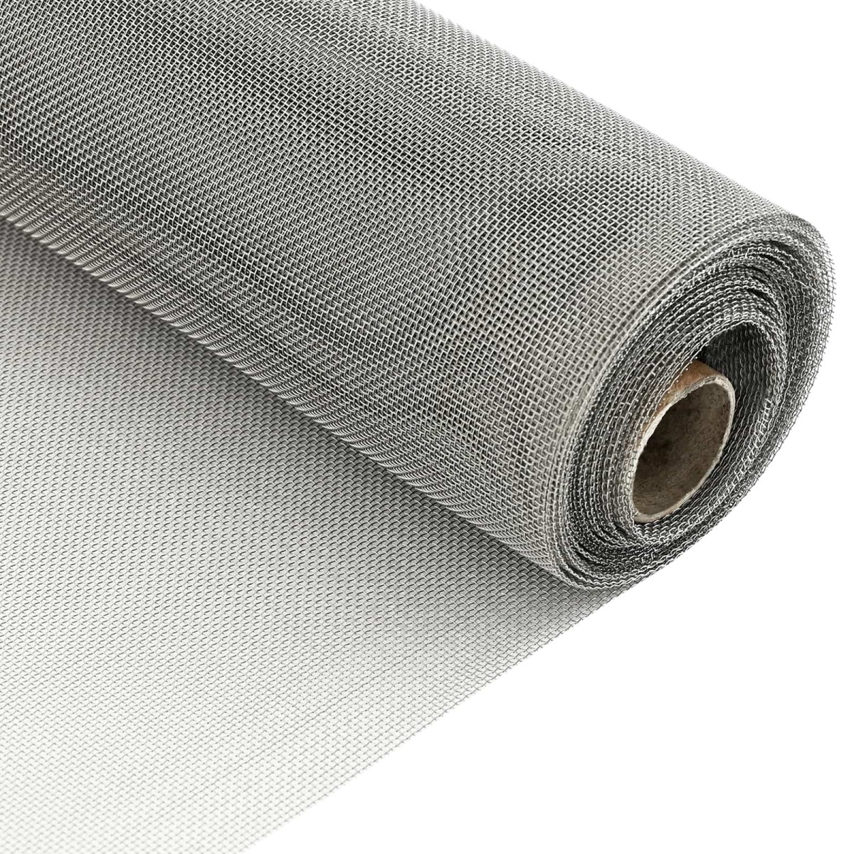 vidaXL Πλέγμα Οθόνης 120 x 500 cm 20 Mesh Ανοξείδωτο Ατσάλι 201 Ασημί