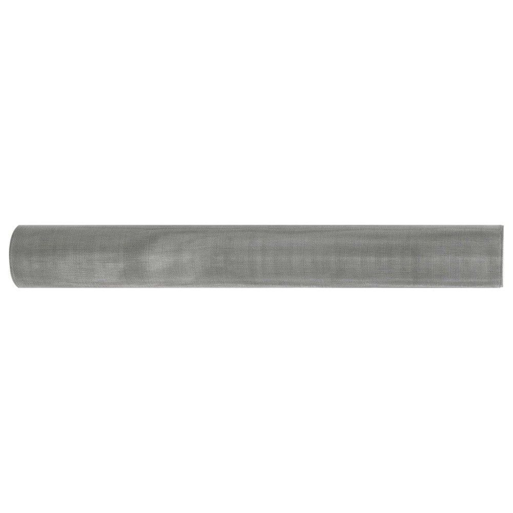 vidaXL Πλέγμα Οθόνης 60 x 2000 cm 30 Mesh Ανοξείδωτο Ατσάλι 201 Ασημί