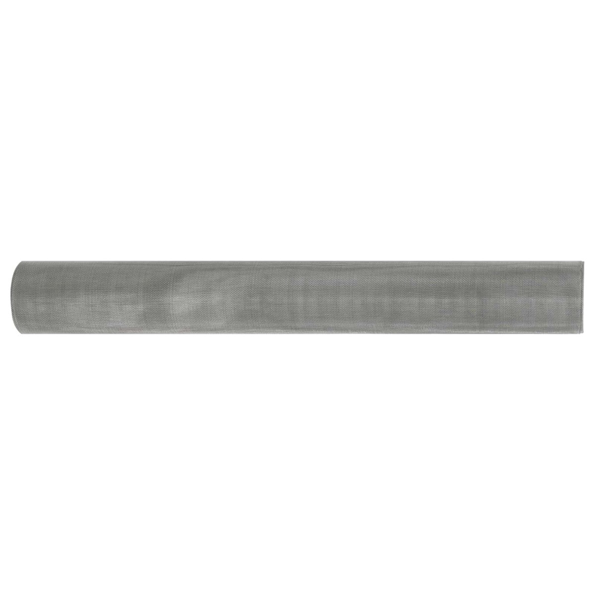vidaXL Πλέγμα Οθόνης 60 x 2000 cm 30 Mesh Ανοξείδωτο Ατσάλι 201 Ασημί